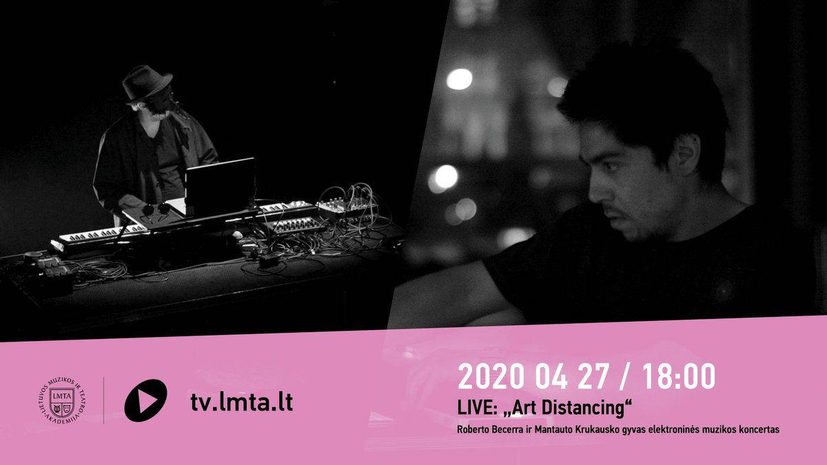Art Distancing - remote live electronics - Mantautas Krukauskas ft. Roberto Becerra (Video)