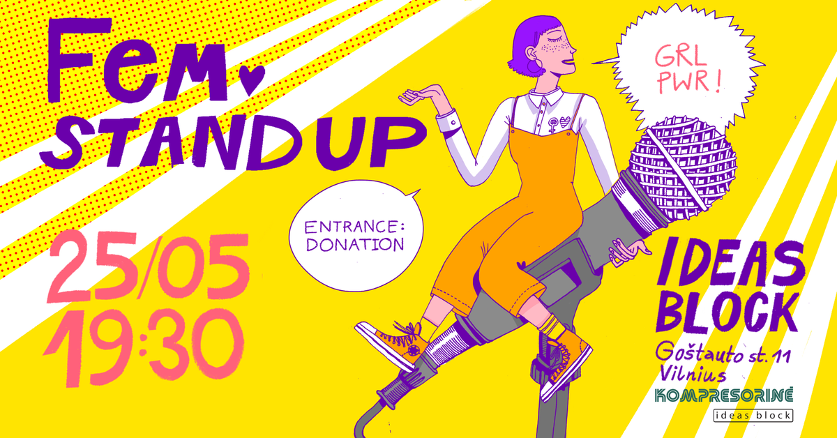 Fem-standup: open mic