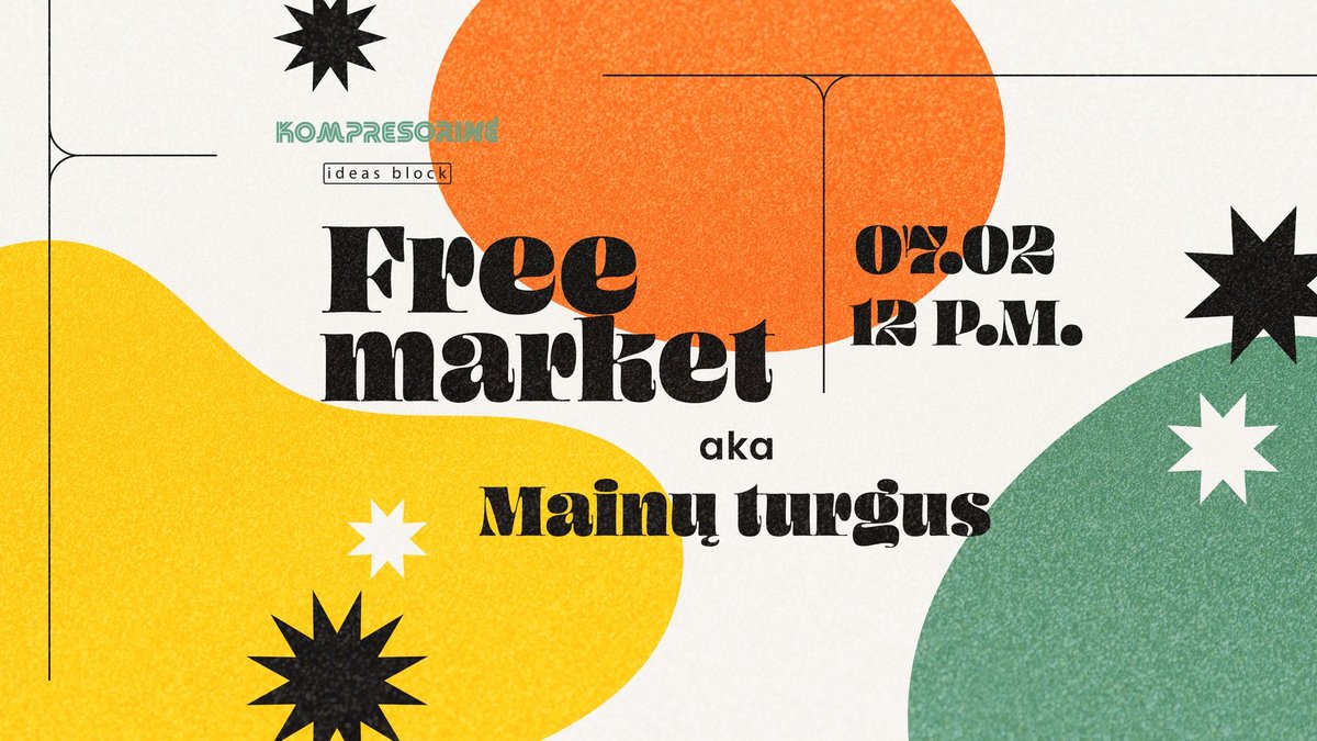 Mainų turgus // free market