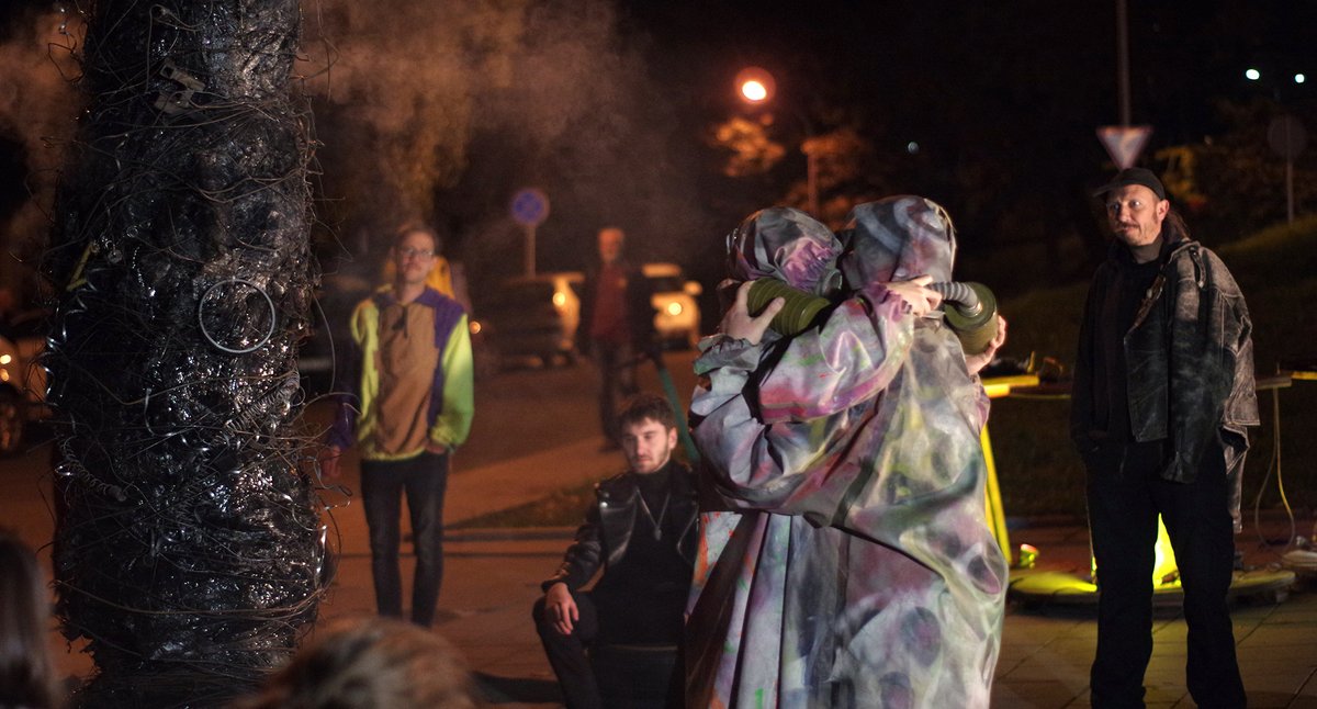 Industrialization Plant. A Monument to Human Madness - Art Installation & Performance, Culture Night, Vilnius, 2020