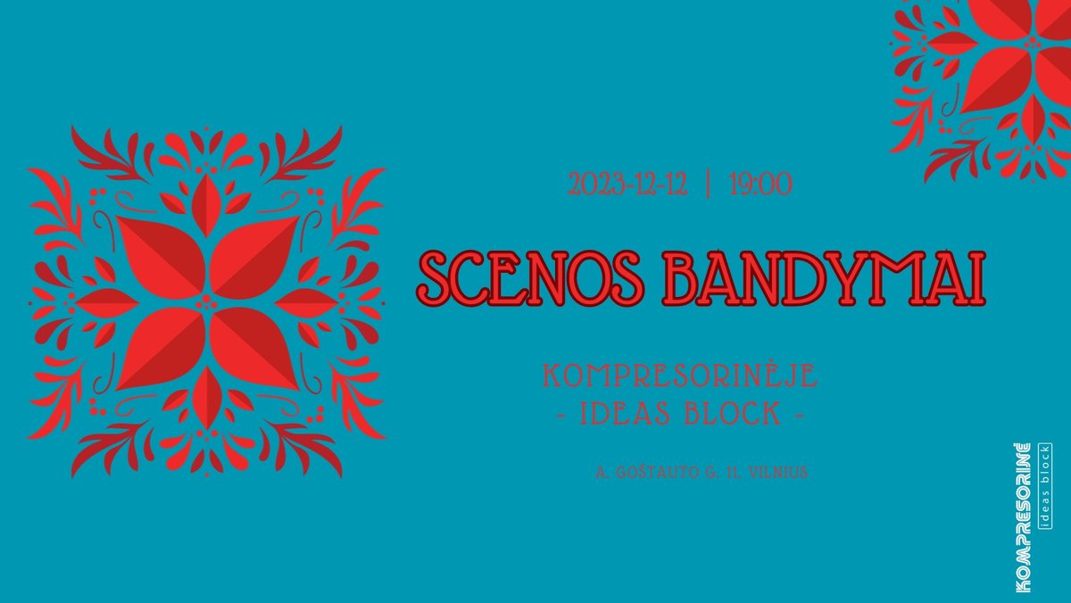 Scenos Bandymai