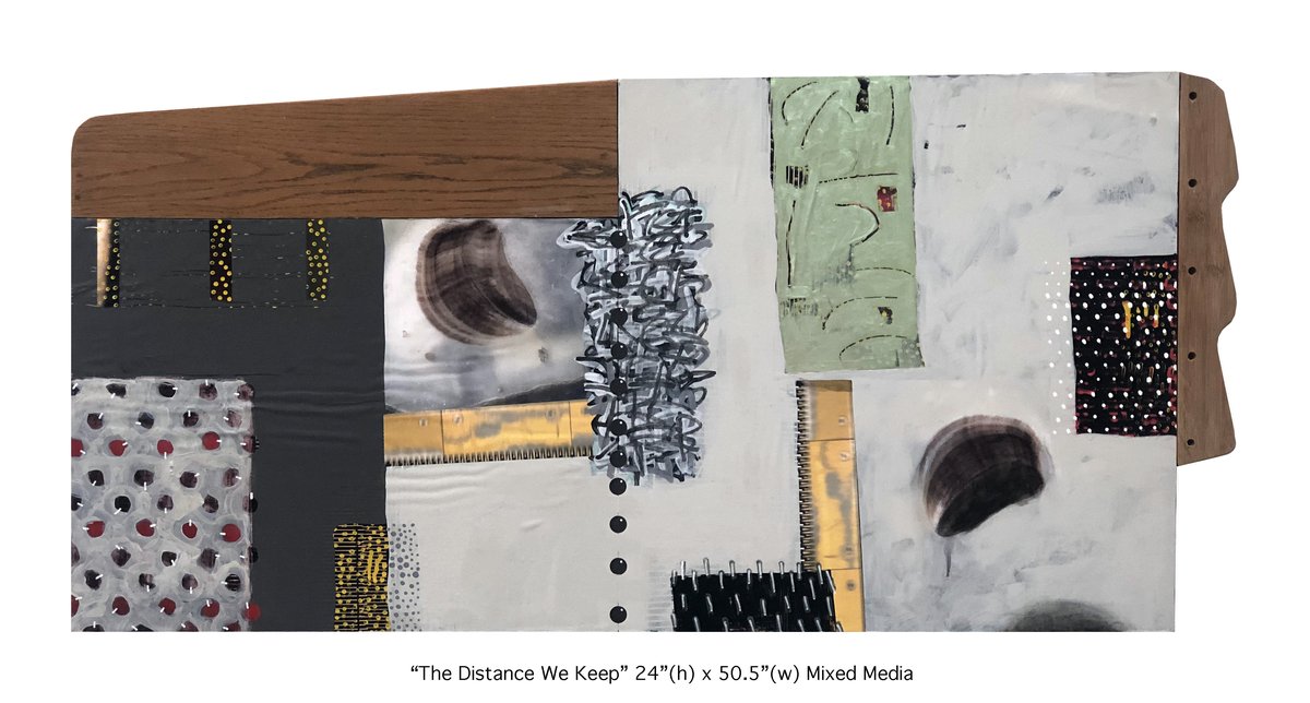 COVID-19 CREATIVE OUTLET: Mixed Media Art by Mark E.Flowers