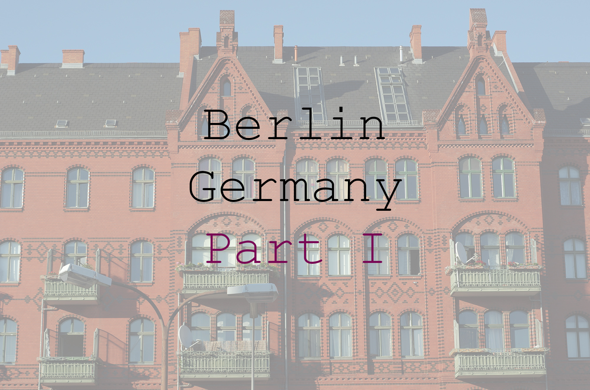 Berlin city guide