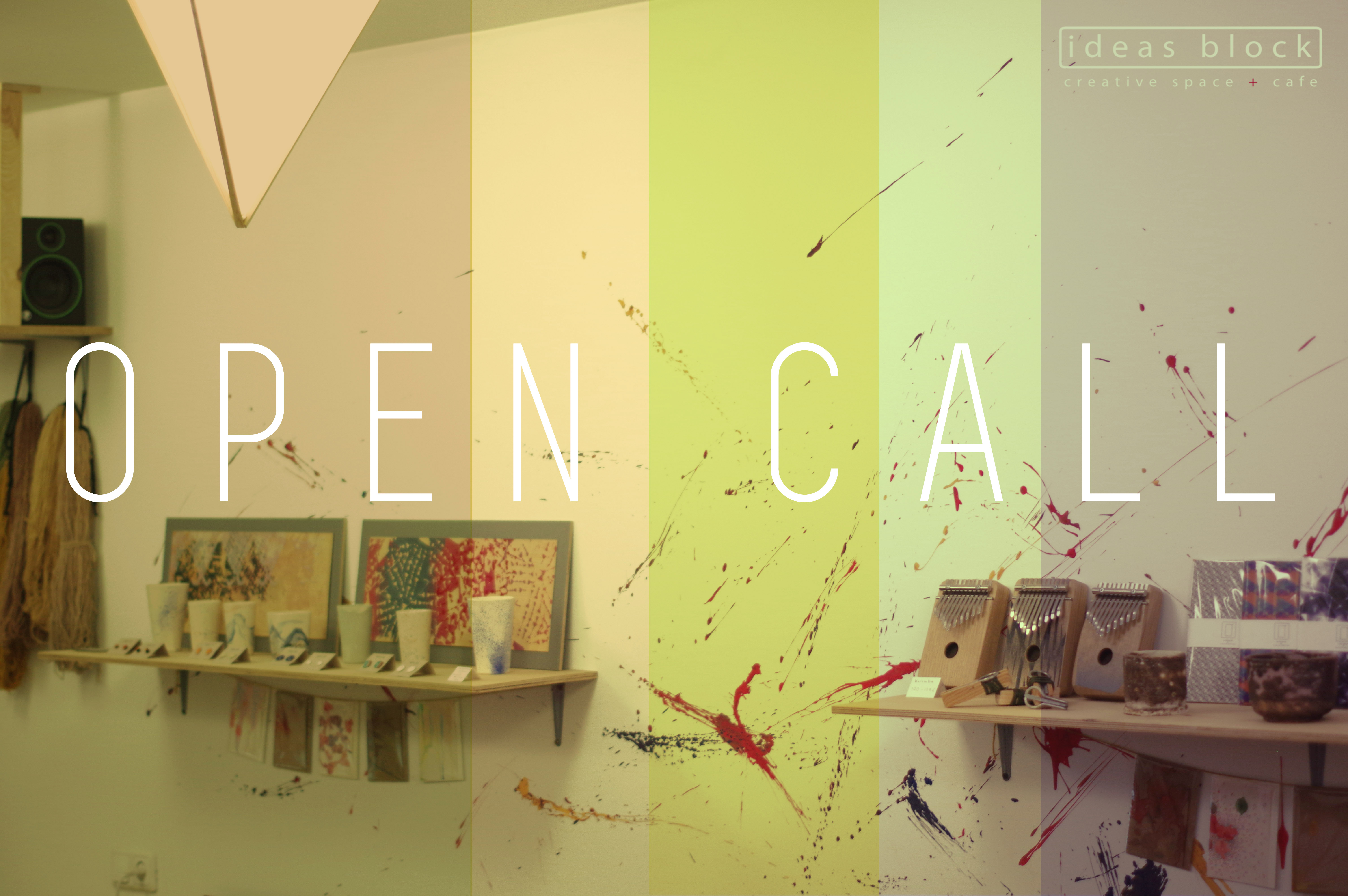 open call for artists, designers, residencies, creative thinkers